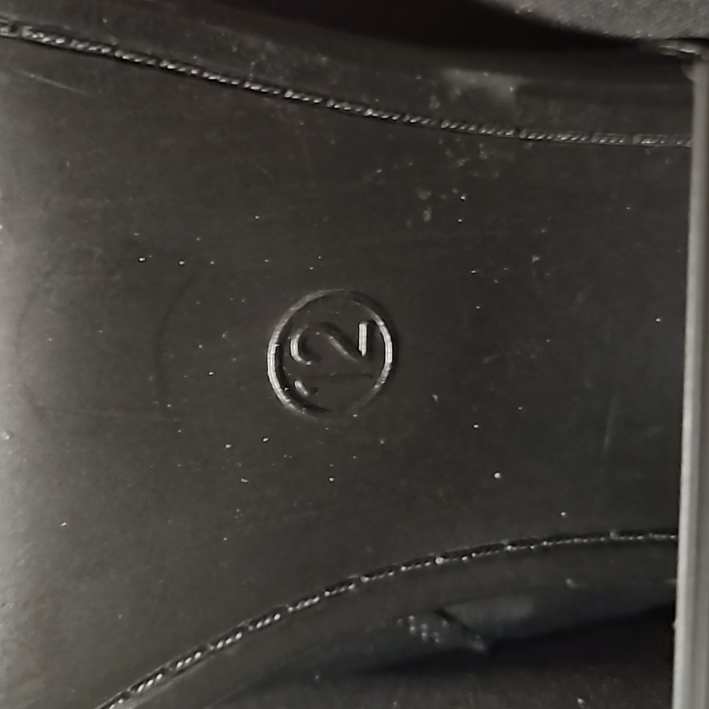 Universal Thread Black Platform Booties Size 12m - image 7